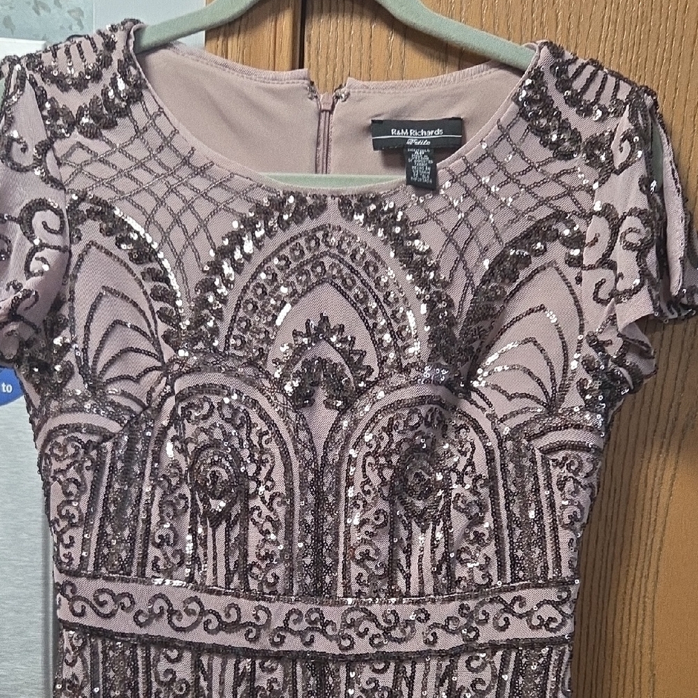 R&M Richards Sequin Mini Dress - Picture 6 of 17